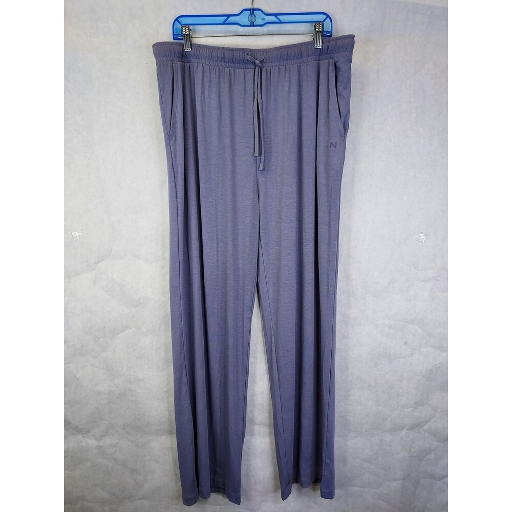 Natori Lounge Pants Women XL Pull On Pajama Jammie Purple Sleepwear Comfy Slinky